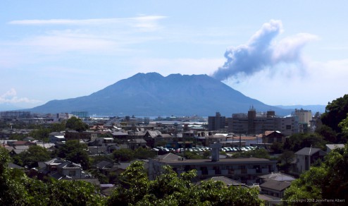 Kagoshima's volcano