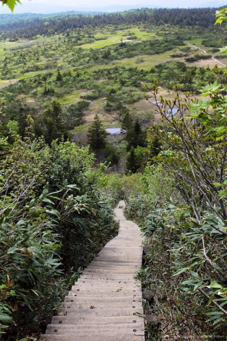 Montain hike near Aomori