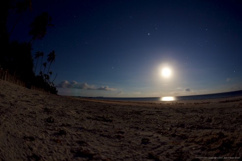 Night sky on the Matemwe Beach